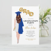 Einladung von Abschlüssen (Stehend Vorderseite)