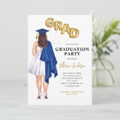 Einladung von Abschlüssen (Stehend Vorderseite)