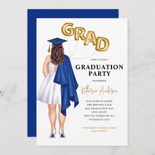 Einladung von Abschlüssen (Vorne/Hinten)