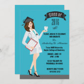 Einladung von Abschlüssen der Zahnarztschule - DDS (Vorne/Hinten)