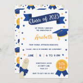 EINLADUNG VON Abschlüssen, KLASSE VON 2023 (Vorne/Hinten)