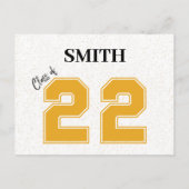 Einladung von Abschlüssen - Postkarte (keine Umsch (Rückseite)