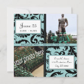 Einladung von Abschlüssen - Wechsel zu jedem Jahr (Rückseite)