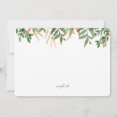 Einladung von Adorable Forest Animals (Rückseite)