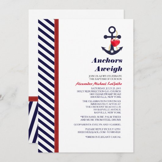 Einladung von Alex (Vorne/Hinten)