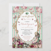 Einladung von Alice in Onederland zum 1. Geburtsta (Vorderseite)