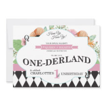 Einladung von Alice in Onederland zum ersten Gebur