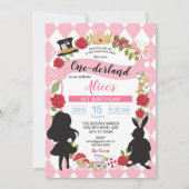 Einladung von Alice in Onederland zum Geburtstag ( (Vorderseite)