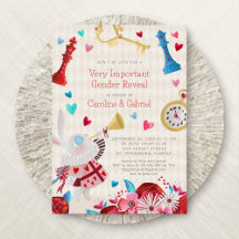 Einladung von Alice Wonderland Gender