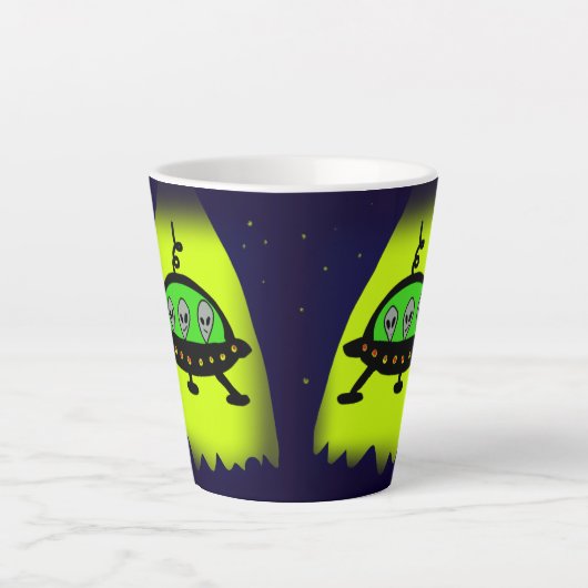 Einladung von Alien Milchtasse (Vorderseite)