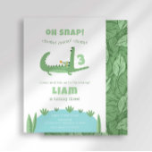 Einladung von Alligator Birthday