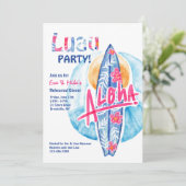 Einladung von Aloha Surfboard (Stehend Vorderseite)