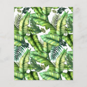 Einladung von Aloha Tropical Summer Beach Flyer (Hinten)