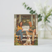 Einladung von American Family Erntedank Postkarte (Stehend Vorderseite)