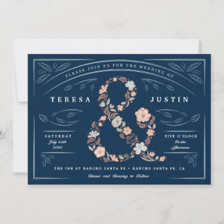 Einladung von Ampersand zur Hochzeit