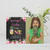 Einladung von Ananas-Foto (Stehend Vorderseite)