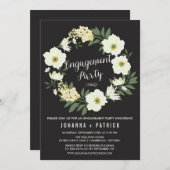 Einladung von Anemone Floral Wreath (Vorne/Hinten)