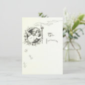 Einladung von Angel Hochzeit (Stehend Vorderseite)