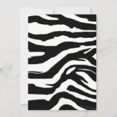 Einladung von Animal Print Bachlorette (Rückseite)