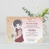 Einladung von Annaprashan (Stehend Vorderseite)