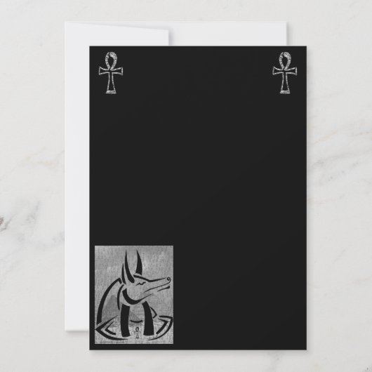 Einladung von Anubis (Rückseite)