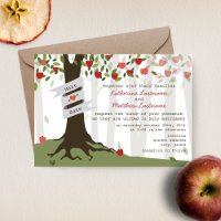 Einladung von Apple Orchard zur Hochzeit