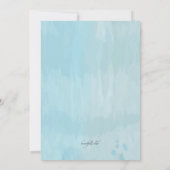 Einladung von Aquarellballons (Rückseite)