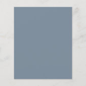 Einladung von Aquarellblumen (Rückseite)