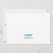 Einladung von Aquarellhai (Rückseite)