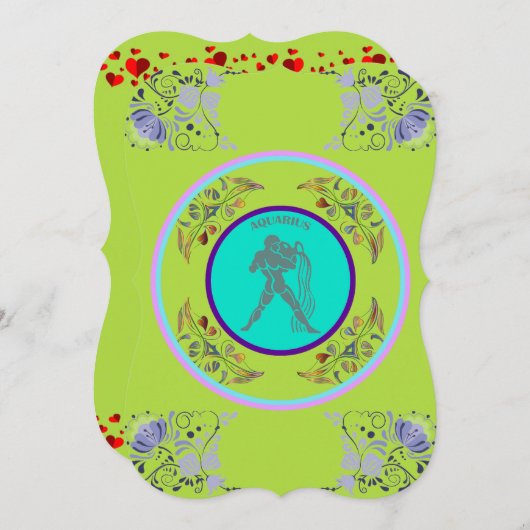 Einladung von Aquarius (Vorne/Hinten)