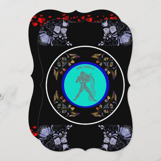 Einladung von Aquarius (Vorne/Hinten)