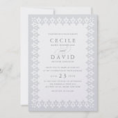 Einladung von Arabesque | Silver Pearl (Vorderseite)