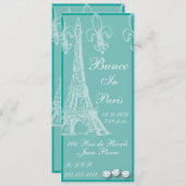 Einladung von Artinspione in Paris (Vorne/Hinten)