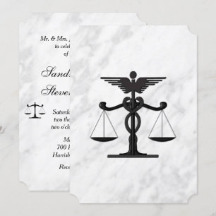 Einladung von Ärzten und Anwälten zur Hochzeit