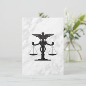 Einladung von Ärzten und Anwälten zur Hochzeit (Stehend Vorderseite)