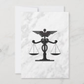 Einladung von Ärzten und Anwälten zur Hochzeit (Vorderseite)