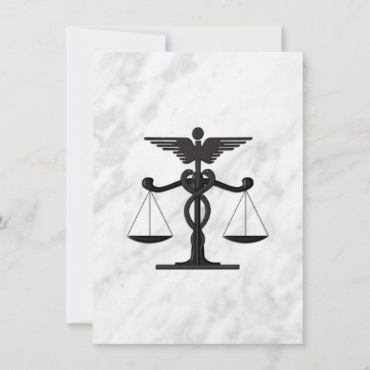 Einladung von Ärzten und Anwälten zur Hochzeit (Vorderseite)