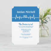 Einladung von Ärztlichen Abschlüssen (Stehend Vorderseite)