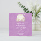 Einladung von Aschenputtel zur Lila Fürstin (Stehend Vorderseite)