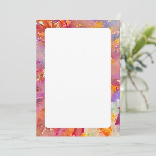 Einladung von Autumnal Bright (Stehend Vorderseite)