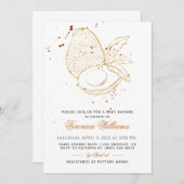 Einladung von Avocado Baby Shower (Vorne/Hinten)