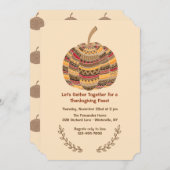 Einladung von Aztec Pumpkin (Vorne/Hinten)