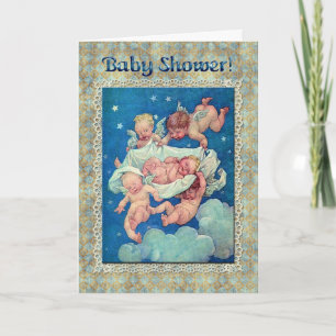 Einladung von Baby Angels Dusche