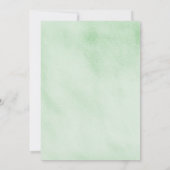 Einladung von Baby-Dusche für das Antler-Geschlech (Rückseite)