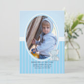 Einladung von Baby Elephant Foto (Stehend Vorderseite)