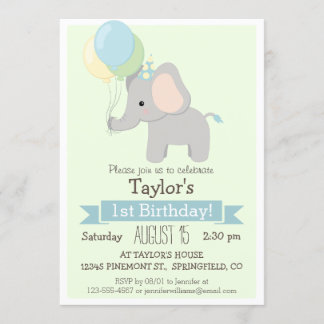 Einladung von Baby Elephant Kid zum Geburtstag