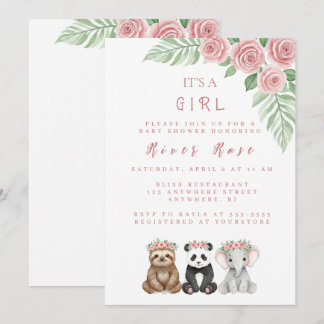 Einladung von Baby Girl Duwer