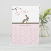 Einladung von Baby Girl Duwer (Stehend Vorderseite)