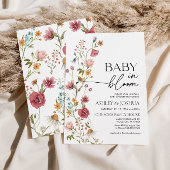 Einladung von Baby in Bloom
