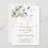 Einladung von Baby in Bloom (Vorderseite)